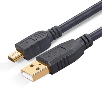 1,5 М 2 М 3 М 5 М 10 М 20 М 5-контактный кабель Mini USB для быстрой зарядки и передачи данных для цифровой камеры, сетевой карты MP3 MP4