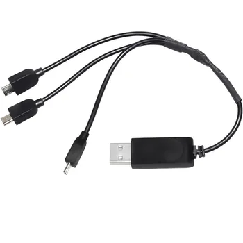 1 Зарядка 3 USB-кабеля для зарядки E58 XS809 Лампа для аксессуаров для дронов Зарядное устройство для литиевой батареи 3,7 В