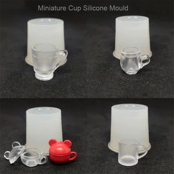 1 шт. Миниатюрная Кукольная кружка, Мини-чашка, Силиконовая форма для УФ-клея, посуда для кукольного домика 