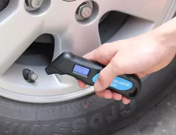 1 шт. цифровой автомобильный шиномонтажный прибор TG105 для измерения давления воздуха в шинах, манометр, барометры, тестер