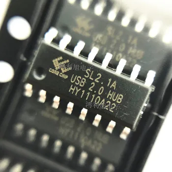 10 шт./лот SL2.1A SOP-16 ВЫСОКОСКОРОСТНОЙ 4-портовый контроллер-концентратор USB 2.0