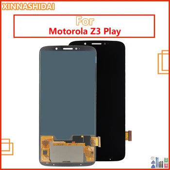 100% Протестированный ЖК-дисплей для Motorola Moto Z3 Play XT1929 XT-1929 Замена ЖК-дисплея с сенсорным экраном и цифровым преобразователем в сборе