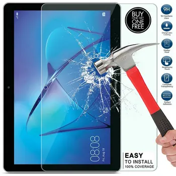 100 шт./лот Для Huawei MediaPad T3 10/T3 9.6 Tablet Протектор Экрана Из Закаленного Стекла Против Царапин 9H 2.5D Прозрачная Стеклянная Пленка Guard