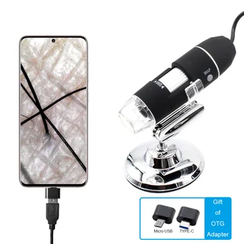 1000x Светодиодный USB Цифровой микроскоп, Эндоскоп, камера Microscopio для ремонта мобильных телефонов, осмотра волос и кожи