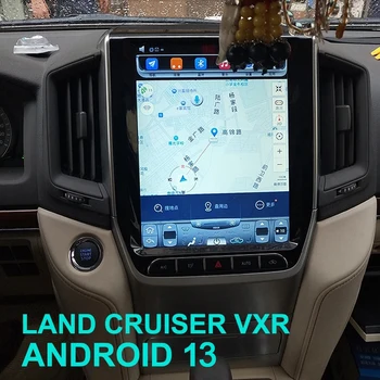 12,1 дюймов 128 ГБ Встроенная Память Tesla Экран Android 13 Автомагнитола Для Toyota Land Cruiser VXR 5700/4000 2017-2021 GPS Мультимедийный Видеоплеер