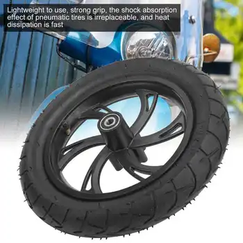 12-дюймовая шина для электрического скутера со ступицей колеса, дисковый тормоз, резиновая шина, 12 шин 1 / 2X2 1/4, шина для ступицы колеса для электрического складного велосипеда