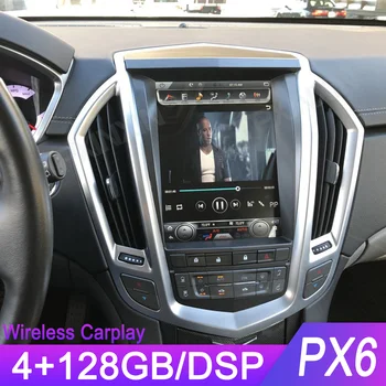 128 Г Android 9 Для Cadillac SRX 2013-2018 Tesla Стиль Автомобильный GPS Навигация Стерео Головное Устройство Мультимедийный Плеер Авторадио Carplay