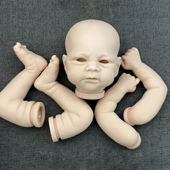 18-дюймовый Незаконченный Комплект Кукол Bebe Reborn Doll Kit Популярный Малыш Элайджа Неокрашенные Пустые Части Куклы с Тканевым Корпусом Reborn Supply