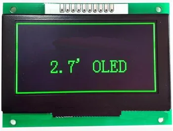 2,7-дюймовый 10P SPI зеленый OLED-модуль SSD1305 Drive IC 3.3V IO 128*64