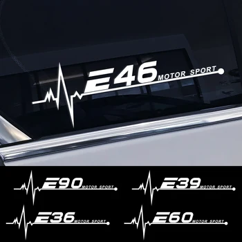 2 шт./лот Автомобильные Индивидуальные Наклейки На Окна и Двери Для BMW E46 E90 E60 E39 E36 E28 E30 E34 E53 E61 E62 E70 E87 E91 E92 E93