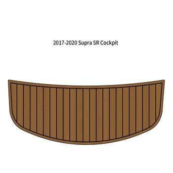2007 Supra Sunsport, Платформа для плавания, Коврик для лодки, поролон EVA, настил из тикового дерева