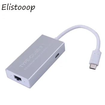 2018 Адаптер USB 3.1 Type-C-концентратор к сетевому адаптеру локальной сети 100M и PD с функцией локальной сети Ethernet для ноутбука MacBook Type-c