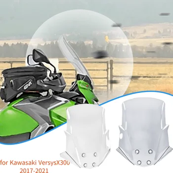 2019x300 Мотоциклетное Ветровое Стекло для Kawasaki VersysX300 Versys-X300 2017-2021 2018 Flyscreen Ветрозащитные Детали Лобового Стекла