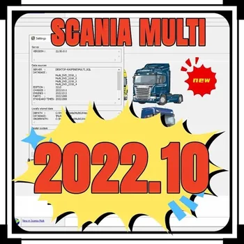 2022.10 новинка для Scania Multi Электронный каталог запчастей и руководства
