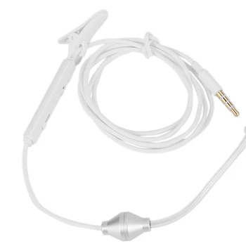 3X Ушной крючок с одним наушником Защита наушников от излучения воздуховод с пружинным каналом ушной крючок гарнитура с микрофоном для Iphone Sansung