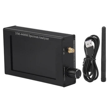 4,3-дюймовый анализатор спектра с ЖК-экраном 35 М-4400М Ручной Простой анализатор спектра Для измерения сигнала Lnterphone Черный