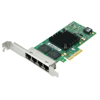 4 порта PCIE для Intel I350-T4, серверная карта Gigabit Ethernet 1000 Мбит/с, прямая поставка