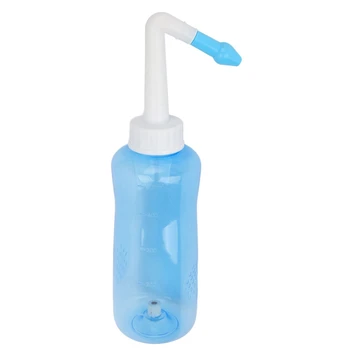 500 мл очиститель для носа Дыхательный с 2 насадками флакон объемом 500 мл очиститель для промывания носа для взрослых и детей