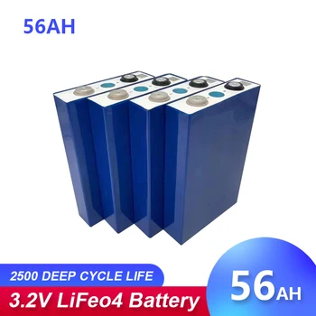 56ah 3,2 В литий-железо-фосфатные аксессуары для электромобилей, аккумуляторная батарея, накопитель энергии, источник света для производства электроэнергии