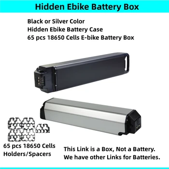 65 шт 18650 ячеек Скрытый Батарейный Отсек Ebike 48V 36V 52V Luna Cycle X2 Z1 Выдерживает Ebike Dengfu E10 E22 E23 Frame Ebike Battery Box
