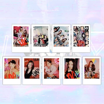 9 шт./компл. ITZY CRAZY IN LOVE Товарная Открытка Новый Альбом Lomo Card Высококачественный Фотоальбом Korea Idol Photo Print HD Card Плакат