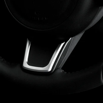 ABS Хромированные Автомобильные Аксессуары Внутренняя Отделка Крышки Рулевого Колеса для Jaguar XE X760 XF X260 F-Pace F Pace X761 E-PACE