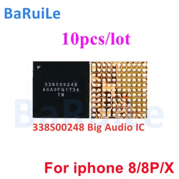 BaRuiLe 10шт 338S00248 Микросхема BIG AUDIO CODEC IC U4700 CS42L75 для iphone X 8 Plus Запасная часть
