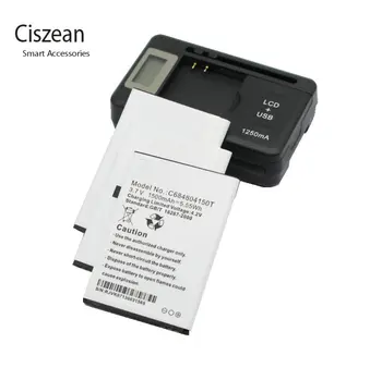 Ciszean 3x3,7 В 1500 мАч Сменный Литий-ионный аккумулятор + Универсальное Зарядное Устройство C684804150T Для BLU DASH 4.0 D272 D272A аккумуляторы