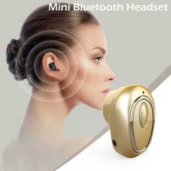 Directsave21 Наушники-вкладыши с микрофоном 650X Mini Wireless Bluetooth Headset Stereo Cascos Inalámbrico Bluetooth