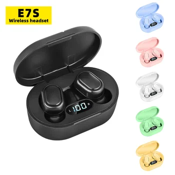 E7s TWS Bluetooth-гарнитура, беспроводная гарнитура-вкладыши, стерео шумоподавление, спортивная гарнитура с микрофоном, гарнитура