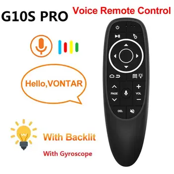 G10s Pro Bt Air Mouse Bluetooth Пульт Дистанционного Управления Android Tv 2.4 G Air Mouse Ir Learning Пульт дистанционного Управления HK1 H96 Max X96 Mini