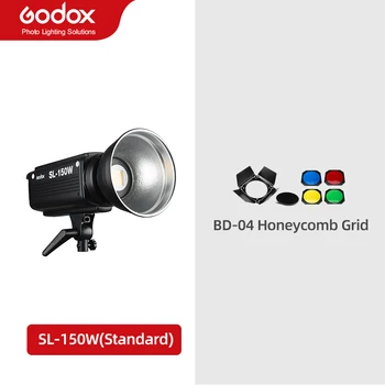 Godox SL-150W SL150W 150WS 5600K Белая Версия ЖК-панели LED Video Light С Непрерывным выходом Bowens Mount Studio Light