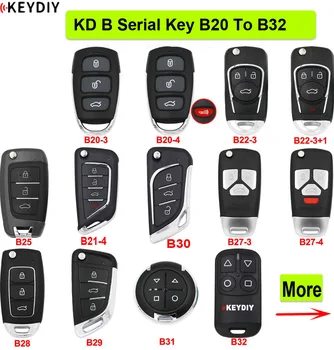 KEYDIY KD Серии B Дистанционный Ключ B20 B22-3 B21-4 B22-4 B25 B27-3 B27-4 B28 B29 B30 B31 B32 Для KD900 KD900 + KD-X2 Mini KD