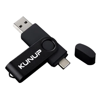 Kunup Высокоскоростной USB Флэш-Накопитель OTG Pen Drive 128 гб 64 гб Usb-Накопитель 32 гб 256 гб Флешка Флэш-Диск для Android Micro /PC