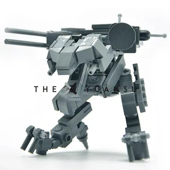 Metal Gear Rex Mecha, боевые роботы, Сборка моделей из мелких частиц, строительные блоки, развивающие игрушки для детей, кирпич