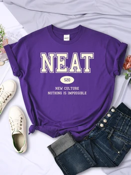 Neat 520 Новые Женские футболки с принтом Culture, летние крутые винтажные футболки, Повседневная креативная футболка, Уличные женские топы