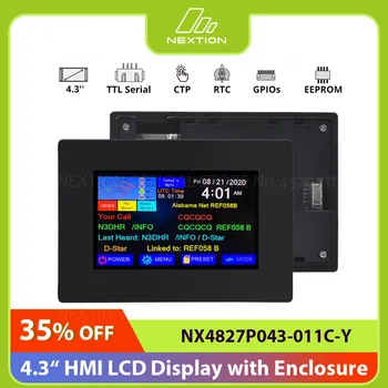 NEXTION NX4827P043-011C-Y 4,3-Дюймовый LCD-TFT HMI Емкостный Сенсорный Дисплей Модульная Панель Интеллектуального Экрана Серии Intelligent С Корпусом