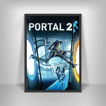 Portal 2 Игровой плакат Искусство Холст Печать плакатов Украшение дома Настенная живопись (без рамки)