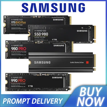Samsung оригинальный SSD M.2 500GB 970 EVO Plus NVMe Внутренний твердотельный накопитель 980 PRO 1 ТБ Жесткий диск 980 NVMe 250GB HDD для ноутбука
