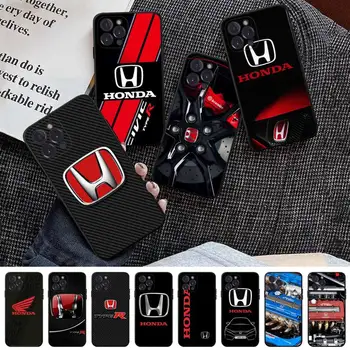Sport-H-Hondas-Автомобильный Чехол для телефона iphone 14 13 12 11 Pro Mini Xs Max 8 7 6 Plus X XR Se 2020 Мягкий Силиконовый Чехол