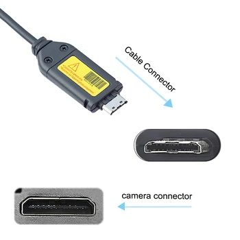 SUC-C3 USB Кабели для Передачи данных Зарядный Кабель для Samsung Камера WB210 ST95 ES60 ES75 PL120 PL150 ST200 I80 SL620 NV103 WR10