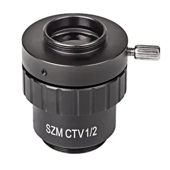 SZMCTV1/3 1/2 1X C Mount Адаптер С Уменьшенным Увеличением Объектива Стереомикроскоп CTV CCD Разъем Для камеры 0.3X 0.5X 1X