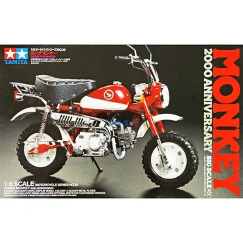 Tamiya 16030 1/6 Honda Monkey 2000 Anniversary Motorcycle Assembly Model Building Kits Статичные игрушки для Gundam Hobby DIY