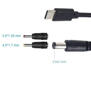 USB C Type C до 5,5x2,1 мм 3,5x1,35 мм 4,0x1,7 мм 9 В PD Триггер Кабель Питания для Маршрутизаторов Ноутбук Динамик Светодиодный Светильник Камера