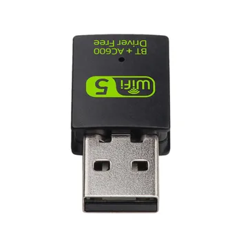 USB WiFi Адаптер 600 Мбит/с WiFi Bluetooth-совместимый 2в1 Двухдиапазонный 2,4 G и 5 ГГц USB WiFi Сетевой Беспроводной приемник Wlan БЕЗ ДРАЙВЕРА