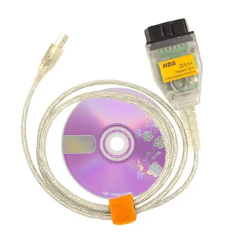 USB-кабель Hds J2534 для диагностики интерфейса Honda Obd2 Vci