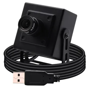 USB Камера 1080p Full Hd MJPEG 30 кадров в секунду/60 кадров в секунду/100 кадров в секунду Высокоскоростная CMOS OV2710 68 градусов Без искажений Мини-Камера видеонаблюдения UVC