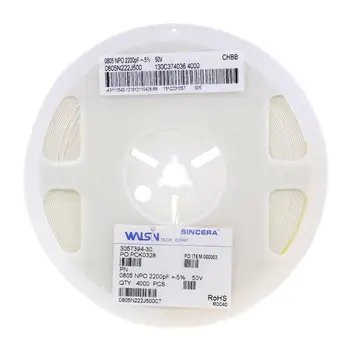 WALSINWalsinSMD многослойный конденсатор с керамическим чипом 1210 10 мкФ 25 В 10% X7R 1210B106K250CT