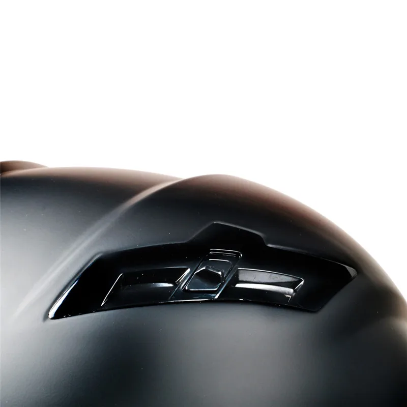 0700e Мотоциклетный шлем в горошек, одобренный Ce, Полнолицевый Мотоциклетный Шлем В горошек - Матово-черный L (59-60 см) Изображение 3