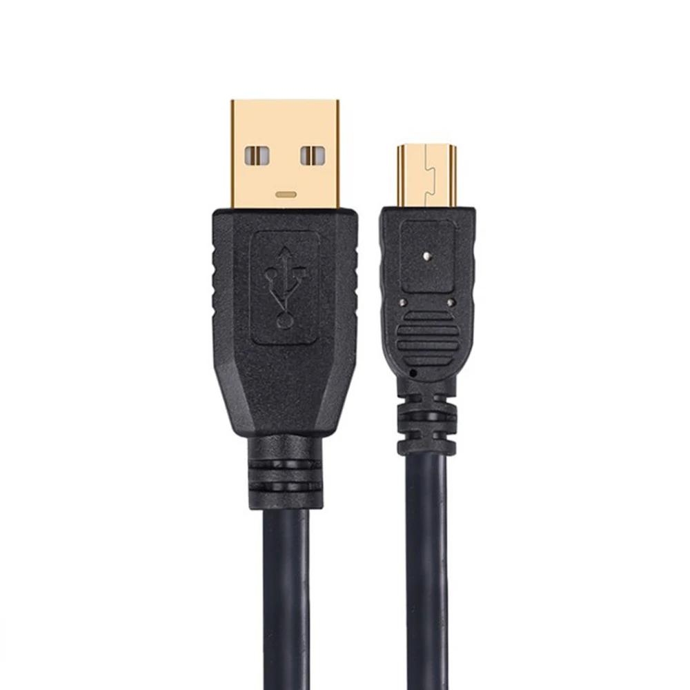 1,5 М 2 М 3 М 5 М 10 М 20 М 5-контактный кабель Mini USB для быстрой зарядки и передачи данных для цифровой камеры, сетевой карты MP3 MP4 Изображение 1